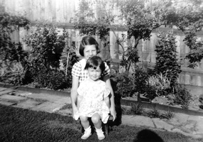 Rene Johns and sister 1935