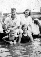 At the seaside, c. 1937