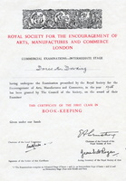 Doris Snell - Examination in Book-keeping Intermediate Stage